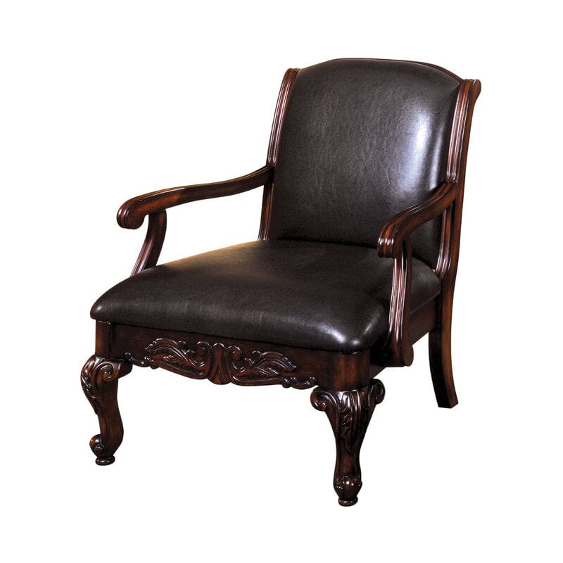 Wooden Wide Armchair with arm rest