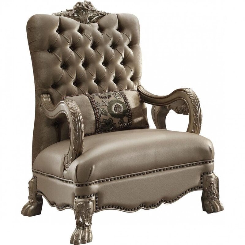 Royal look wide wooden Arm chair (1 piece)