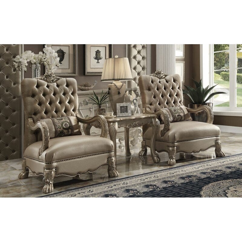 Royal look wide wooden Arm chair (1 piece)