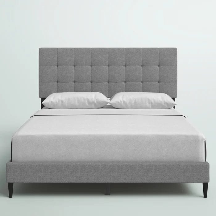 Forsan Tufted Upholstered Low Profile Platform Bed