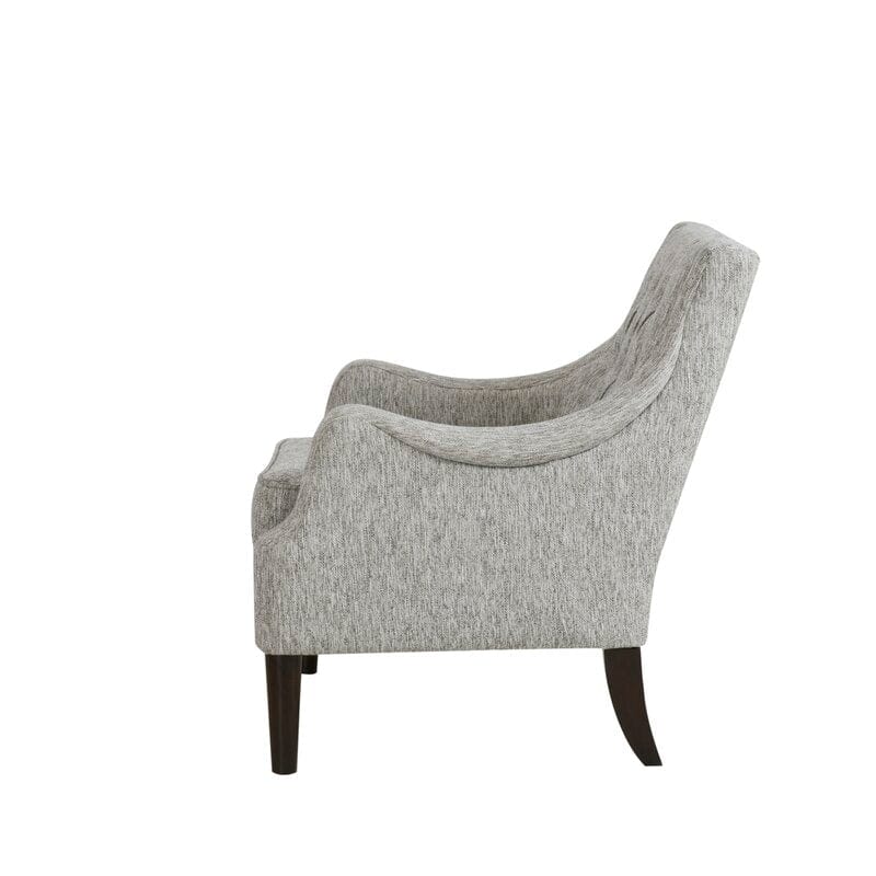 Wide Tufted Wingback Chair
