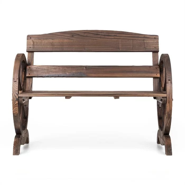 Garden bench made of solid wood