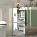 Ouch Cart Slim Bathroom Floor Storage Cabinet