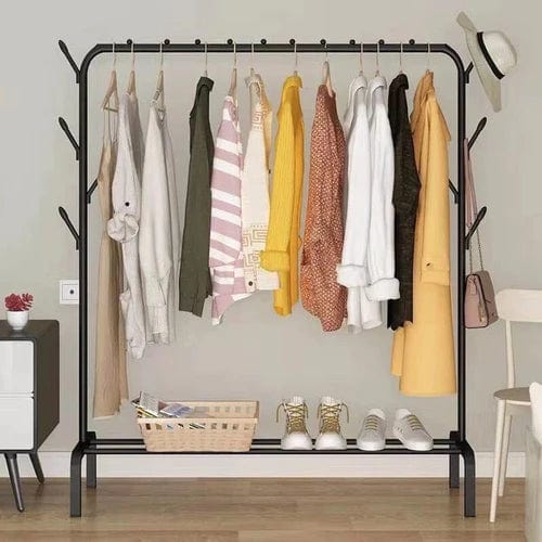 Modern iron clothes Metal Shoe coat rack standing hanger for Living Room
