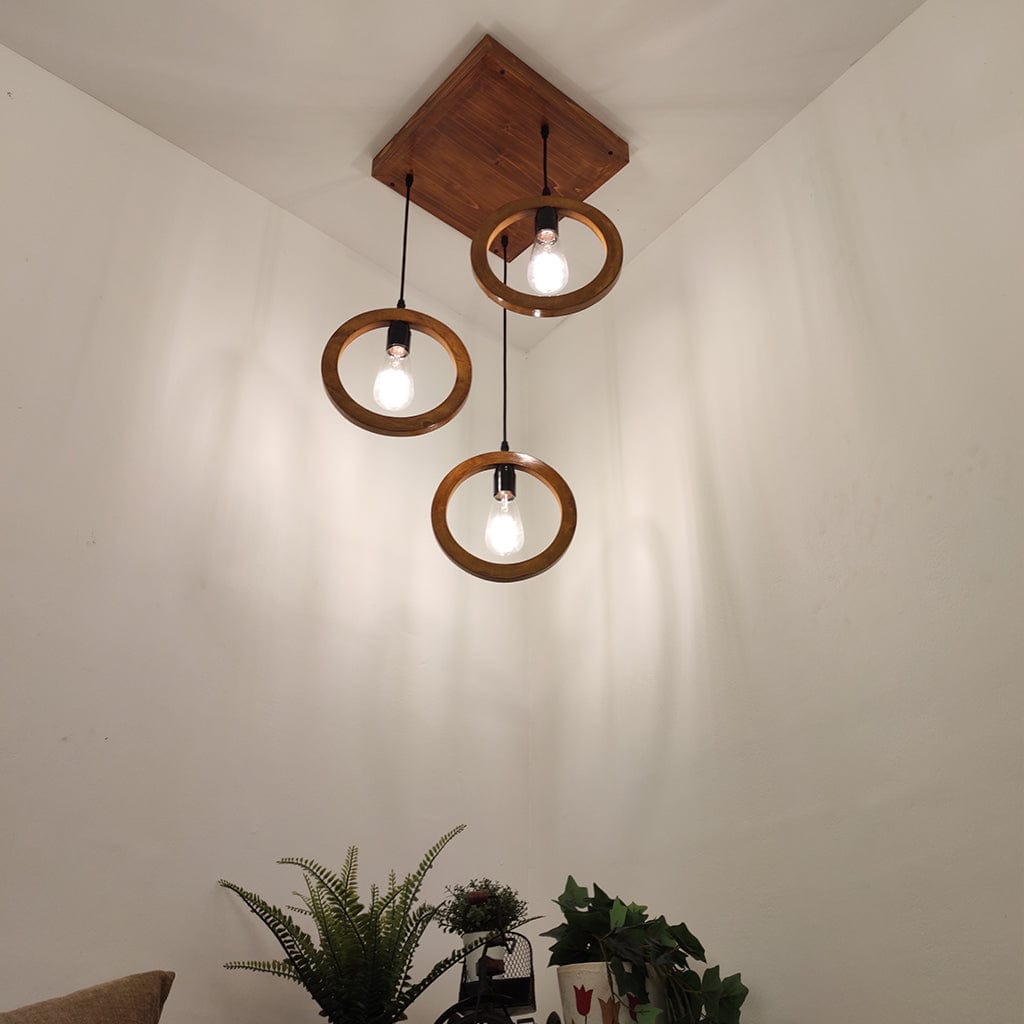 Halo Brown Cluster Hanging Lamp (BULB NOT INCLUDED)