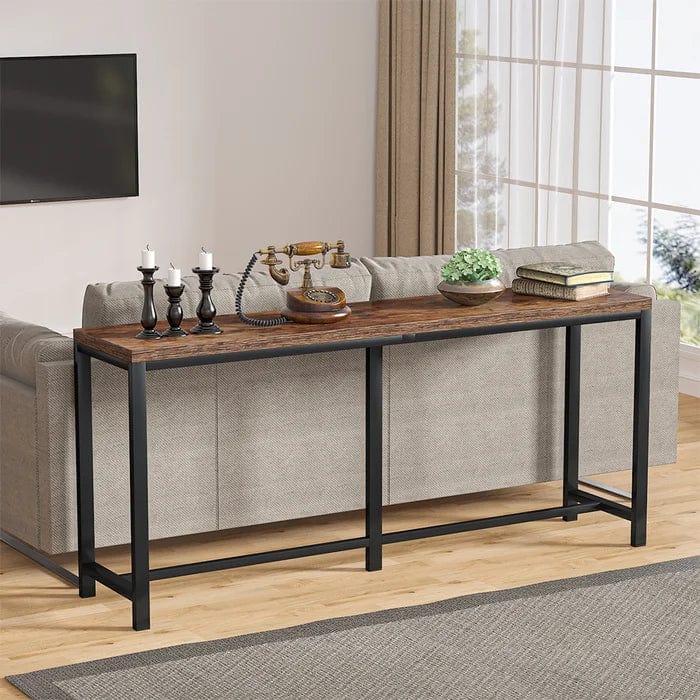 Heeter Iron And Wood  Console Table