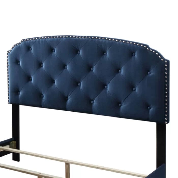 Howes Tufted Upholstered Low Profile Standard Bed