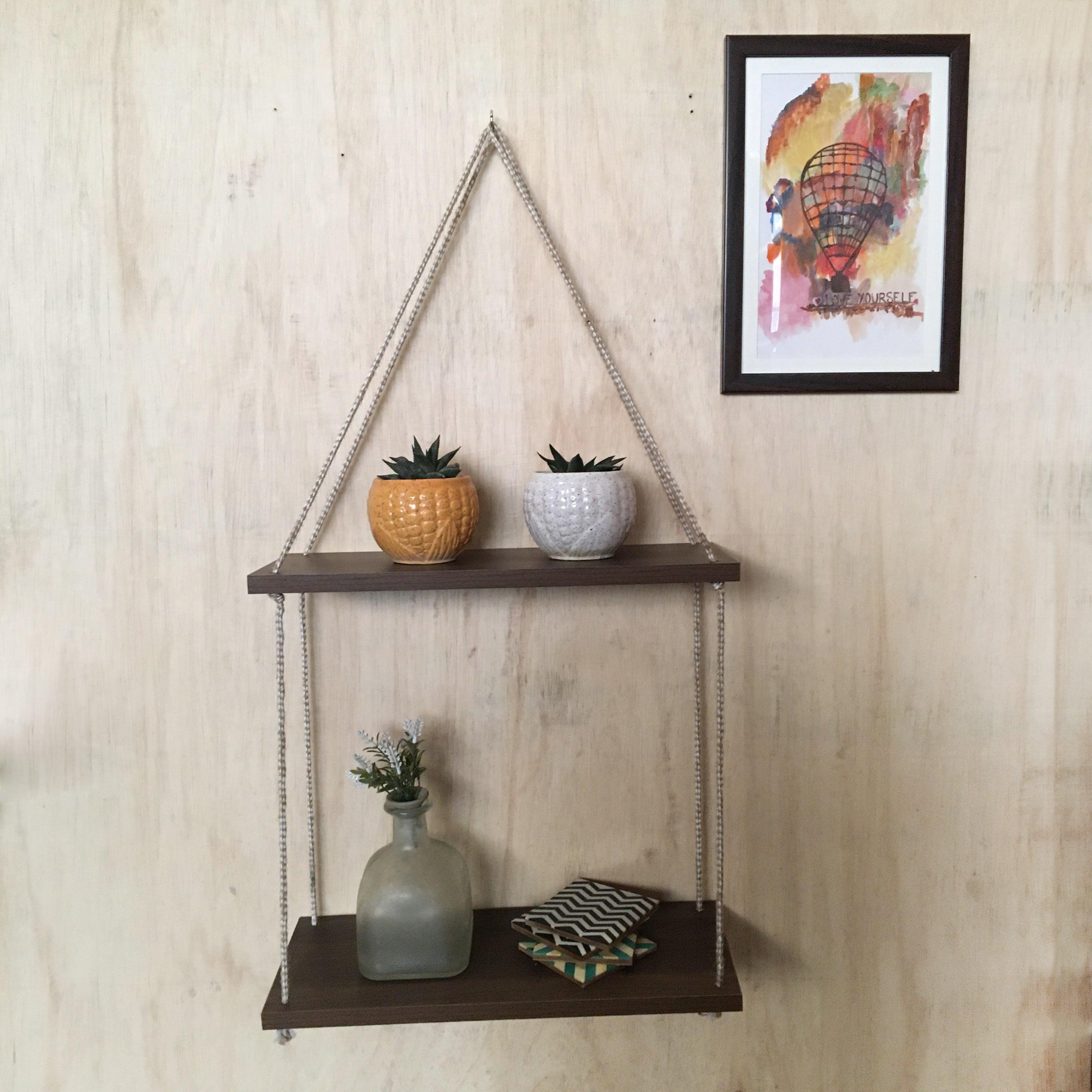 Handmade Hanging Window Shelves Wall Art By Miza - Ouch Cart 