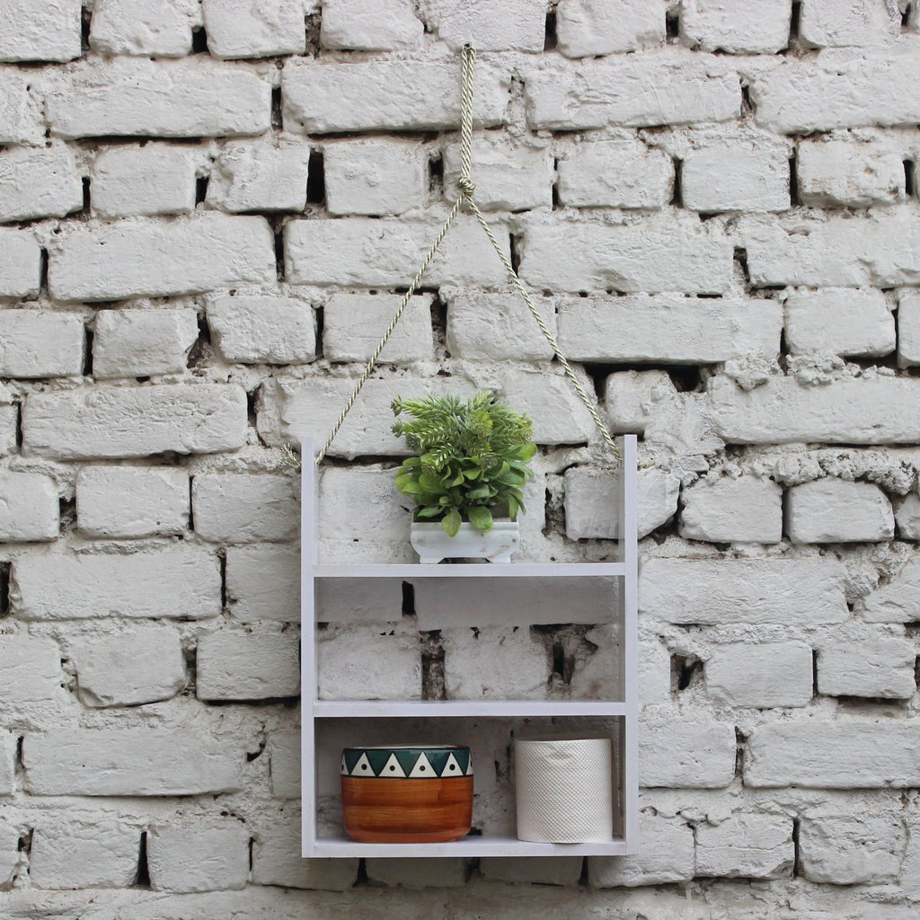 Handmade Hanging Rack Handmade Book Rack Or Hanging Shelves Wall Art By Miza