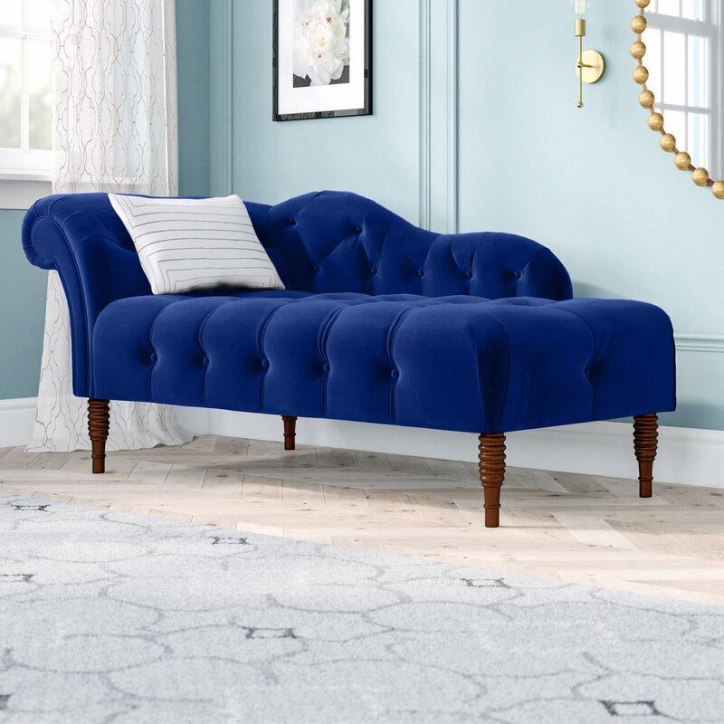 Tufted Right-Arm Chaise Lounge