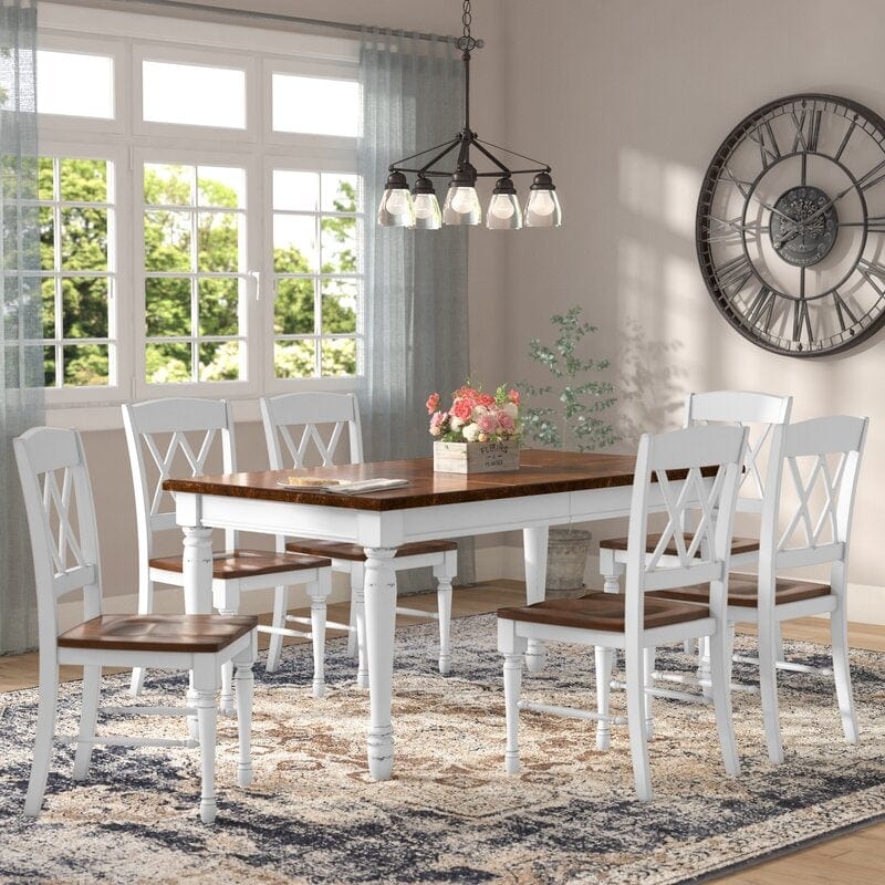 Buy dining table designs 6 seater | modern dining table 6 seater