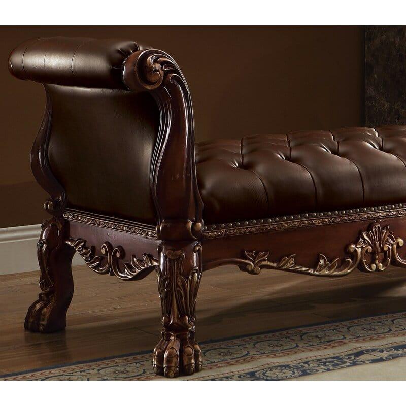 Lissandra Upholstered Bench - Ouch Cart 