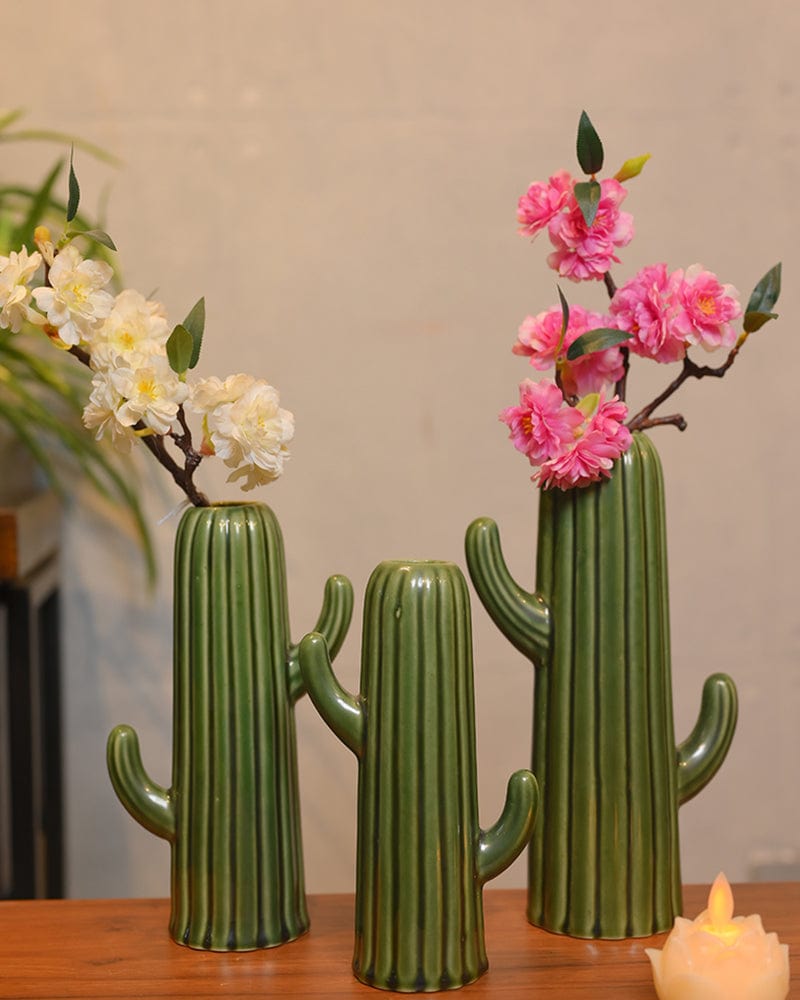 Green Colour Flower Vase (Combo Offer 3)