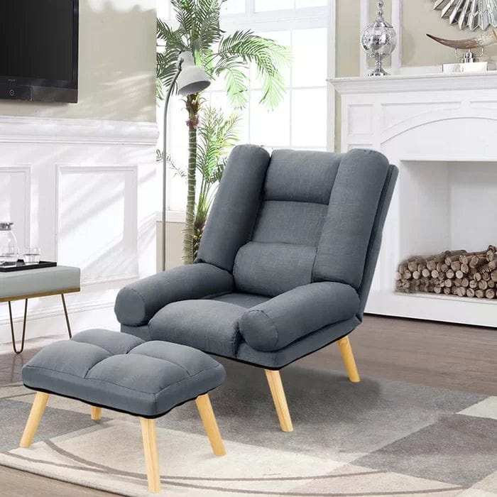 Odin Wide Tufted Lounge Chair