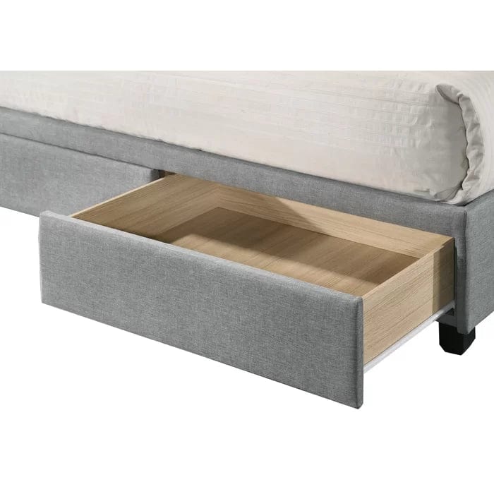 Pawling Tufted Upholstered Low Profile Storage Platform Bed