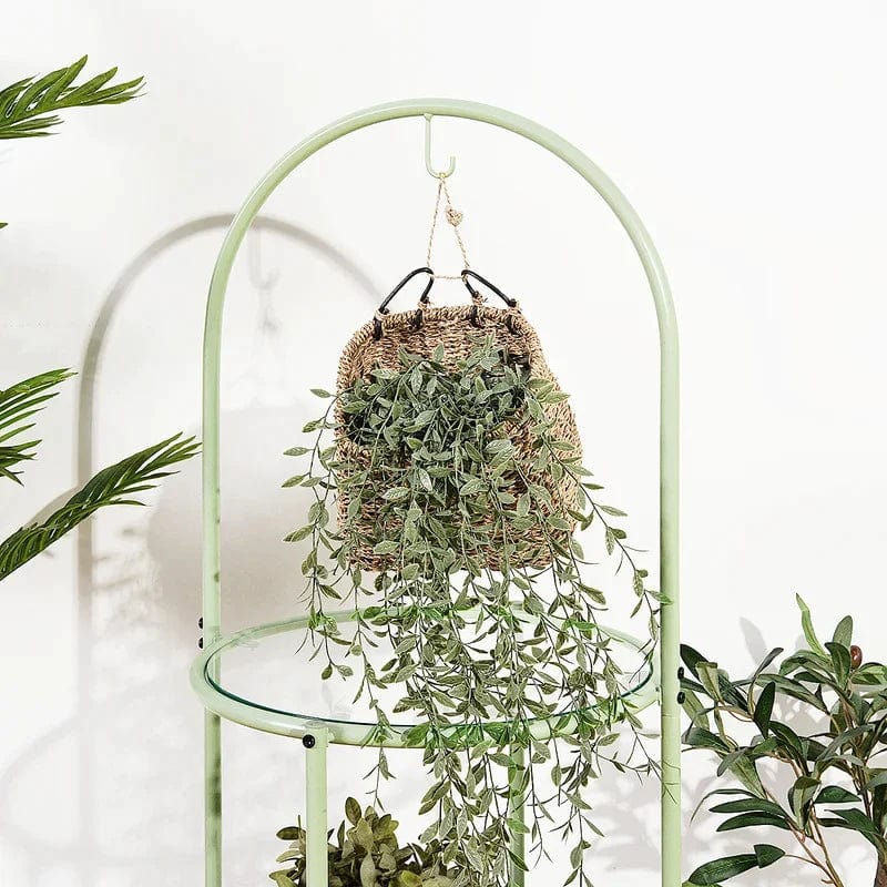 Plant Stand: 2 tier Metal Plant Stand