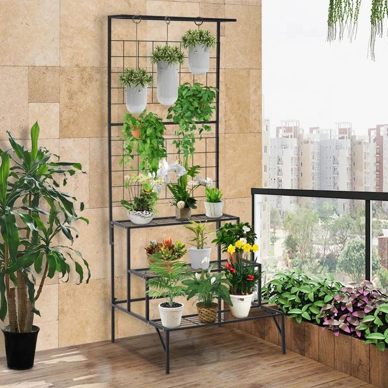 Plant Stand: 3-layer Multi-Tiered Plant Stand
