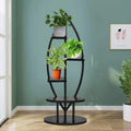 Plant Stand: Oval Shape Multi-Tiered Plant Stand