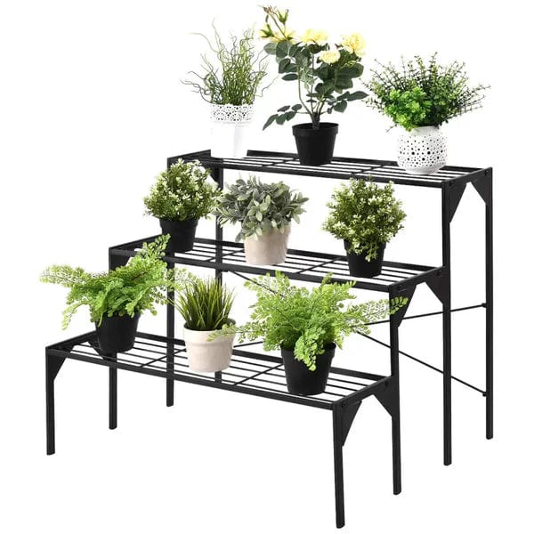 Plant Stand: Rectangular Multi-Tiered Plant Stand