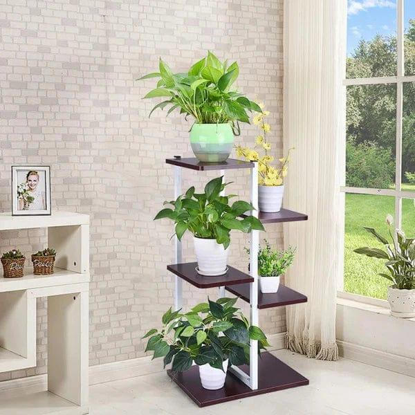 Plant Stand: Rectangular Multi-Tiered Plant Stand