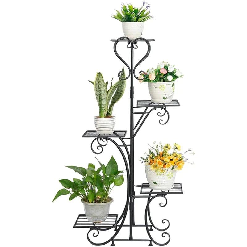 Plant Stand: Triangular Multi-Tiered Plant Stand - Ouch Cart 