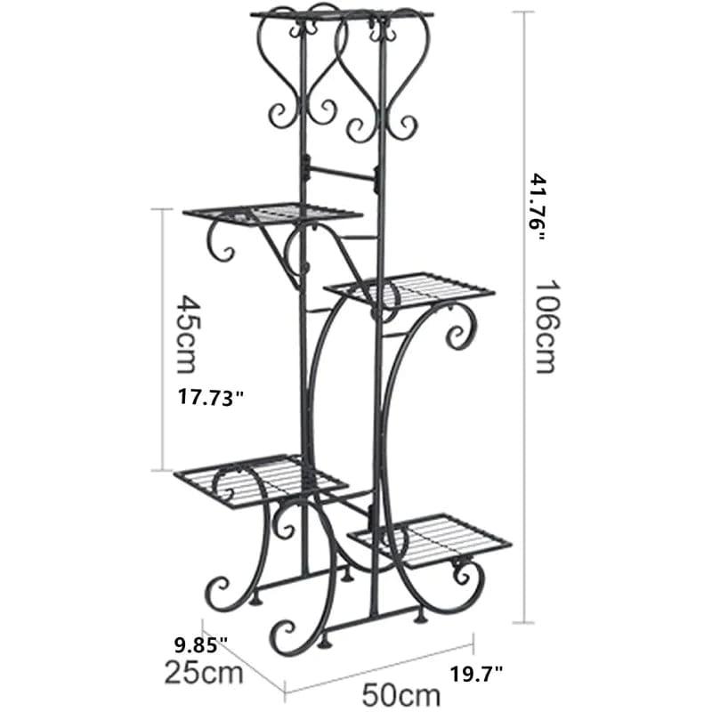 Plant Stand: Triangular Multi-Tiered Plant Stand - Ouch Cart 