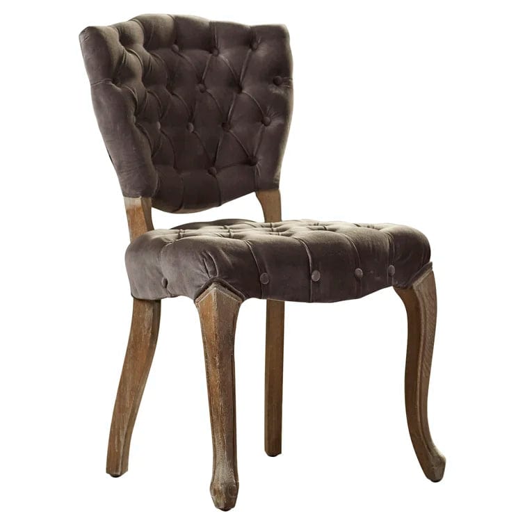 Richard Tufted Velvet Parsons Chair (Set of 2)