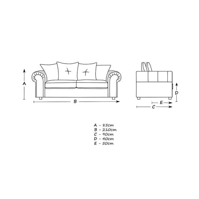 Somerset 3 Seater Chesterfield Sofa