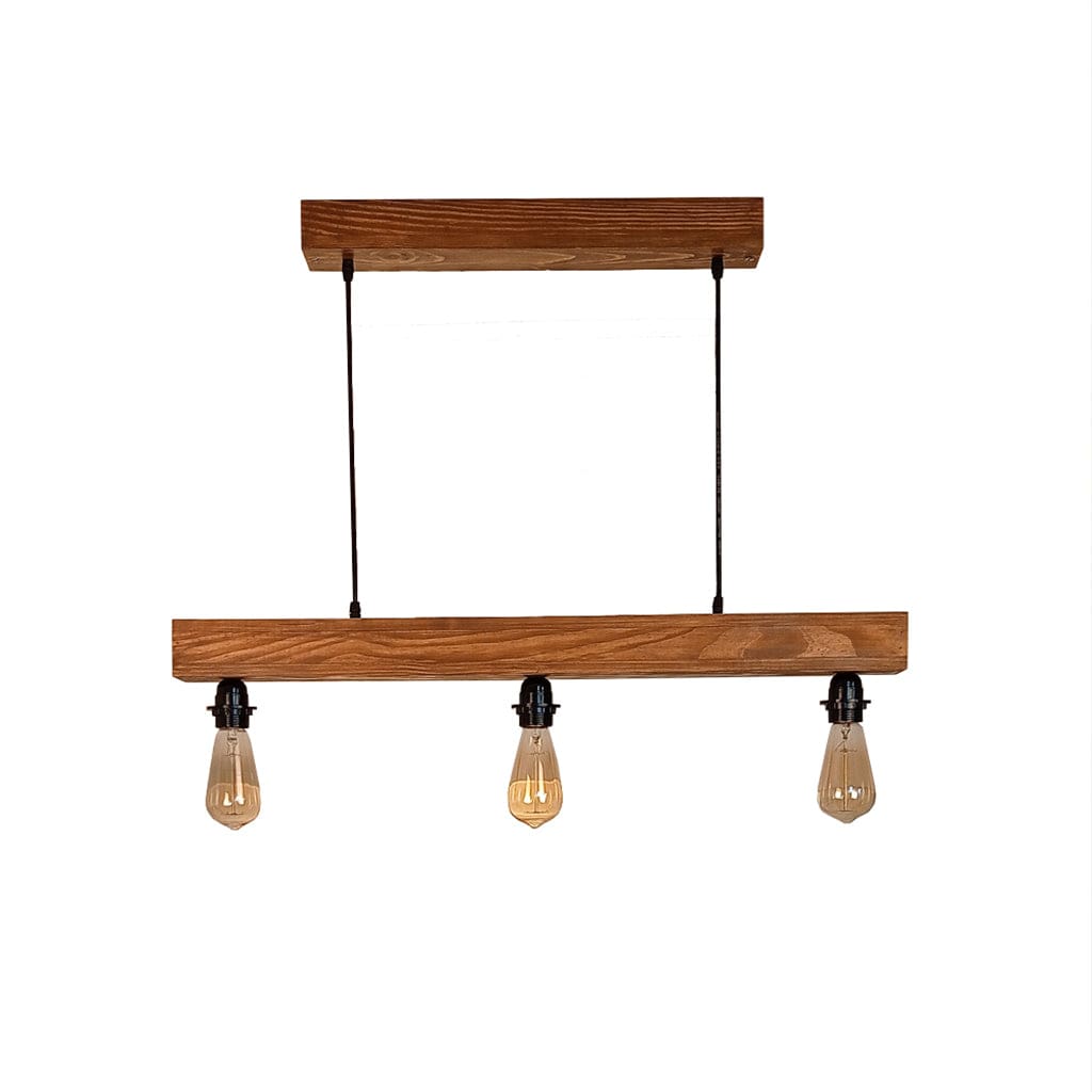 Tavern Brown Wooden Series Hanging Lamp (BULB NOT INCLUDED)