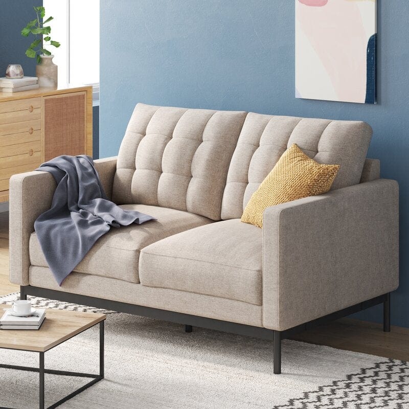 Marrie Square Arm Loveseat