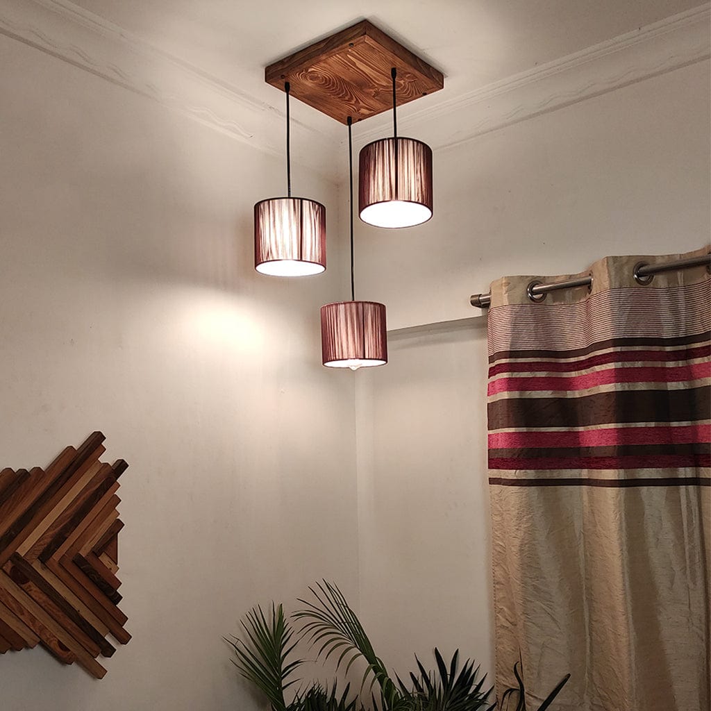 Tiga Brown Cluster Hanging Lamp (BULB NOT INCLUDED)