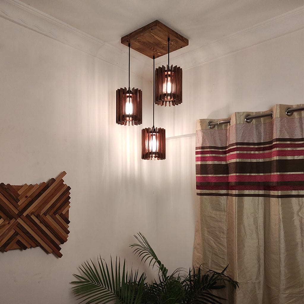 Ventus Brown Cluster Hanging Lamp (BULB NOT INCLUDED)