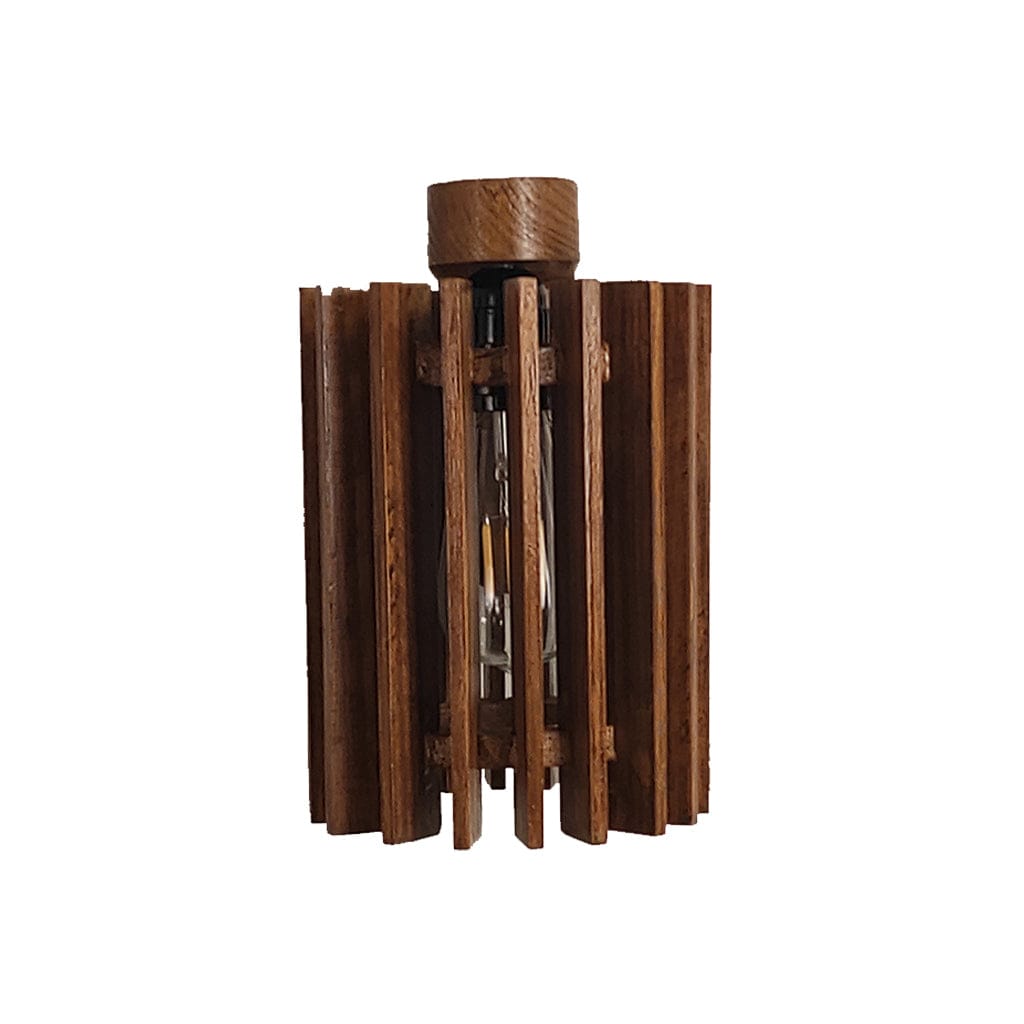 Ventus Brown Wooden Wall Light (BULB NOT INCLUDED)