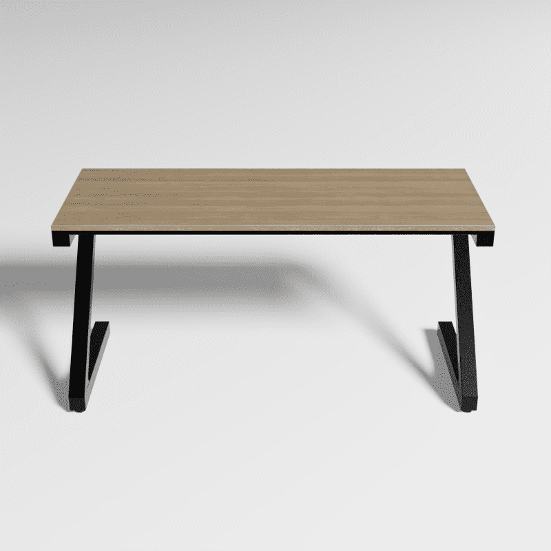 Z Type Study Table in Wenge Color