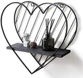 Wall Shelf Metal Floating Shelves Heart Design