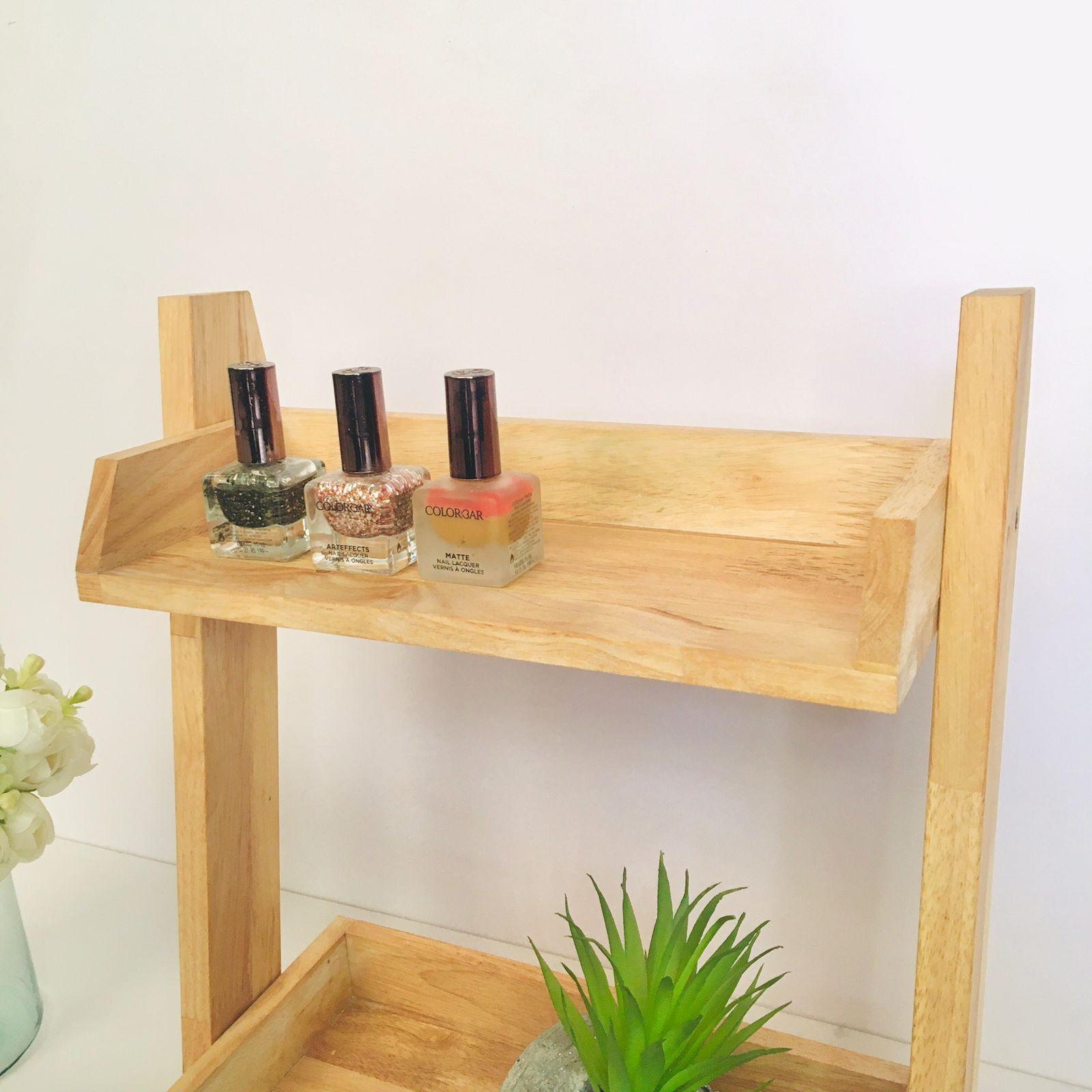 Cosmetics Wooden Storage Book Shelf/Rack Utilities By Miza - Ouch Cart 