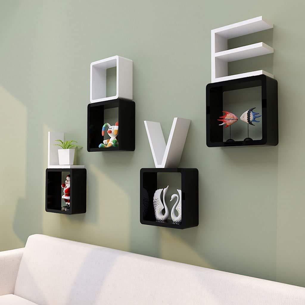 Buy wooden wall shelves for living room online in India