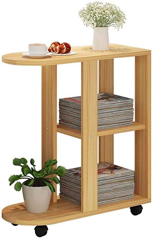 Magazine Rack Trolley Magazine/Book Rack Side Table Trolley By Miza