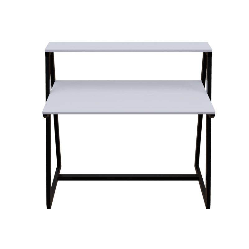 Cambria Study Table in White Color - Ouch Cart 