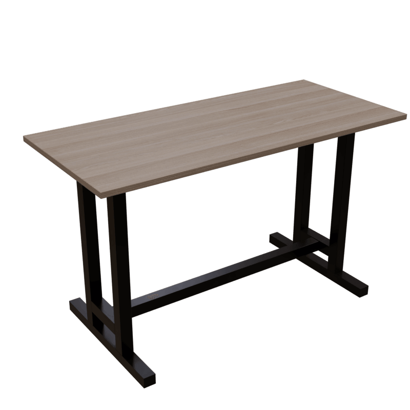 Clover Study Table in Wenge Color - Ouch Cart 