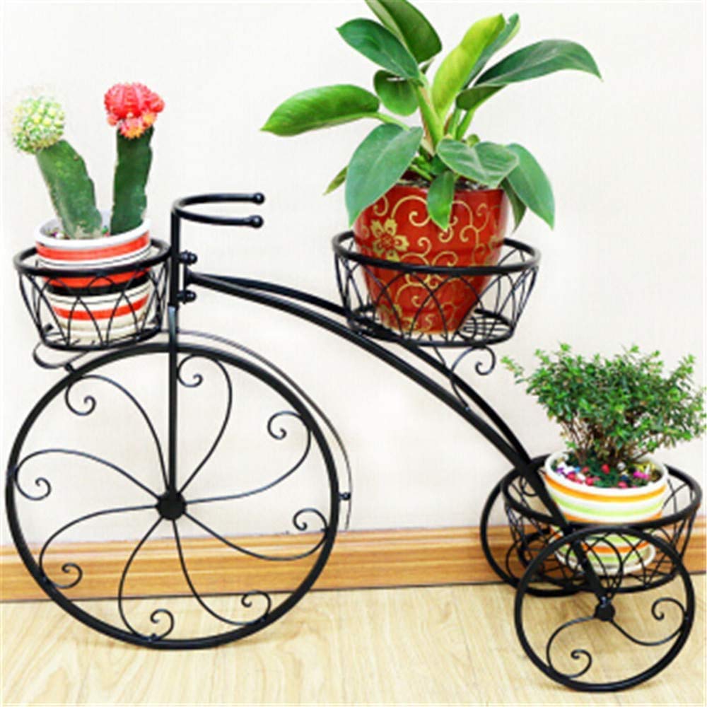 Plant Stand Online - Buy 3-Tier Garden Cart Planter Stand Tricycle Plant Holder Online in India