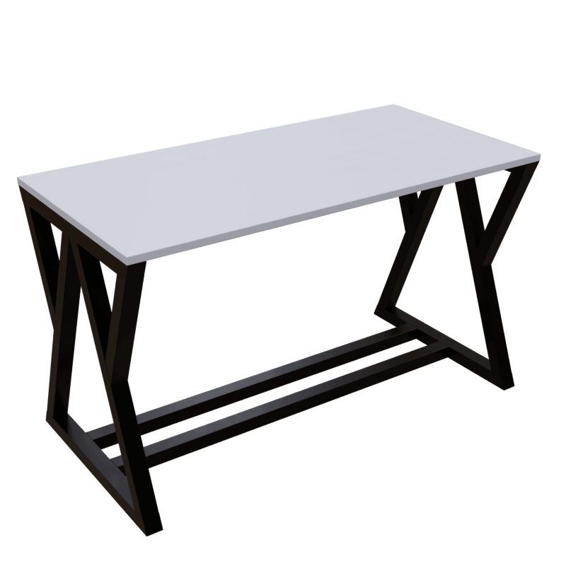 Daffodil Study Table in White Color - Ouch Cart 