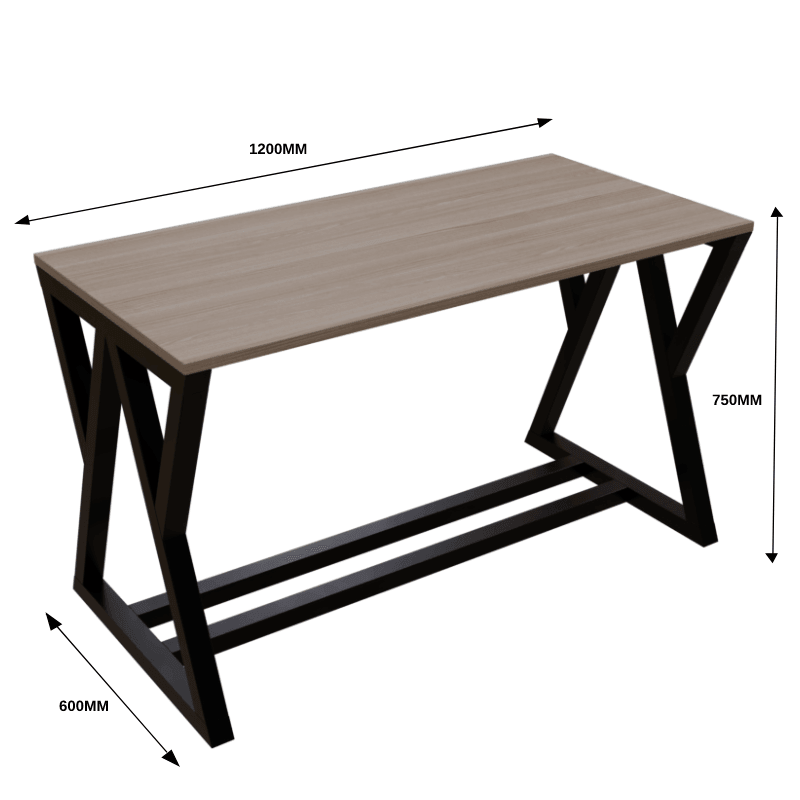 Daffodil Study Table in White Color - Ouch Cart 