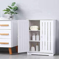 Bathroom PVC Freestanding Storage Cabinet With Handle Doors By Miza