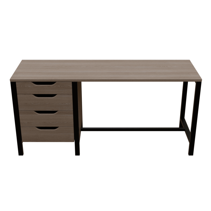 Gayle Study Table with Drawers in Wenge Colour