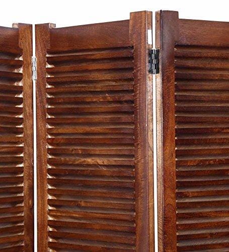 Wooden Partitions - Wood Room Divider Partitions for Living Room 3 Panels -  Wooden Partition Room Dividers for Home & Kitchen Office Wall