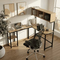 Hutch Workstation in Beech Color