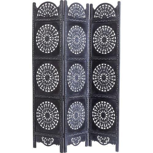 3 Panel Wooden Partition,Wooden Handcrafted Partition/Room Divider/Separator for Living Room/Office
