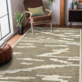 Beige Wool Chicago 8x10 Feet Hand-Tufted Carpet Rug