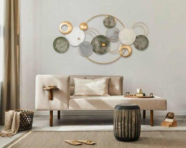 CIRCLE LEAF Wall Art - Ouch Cart 